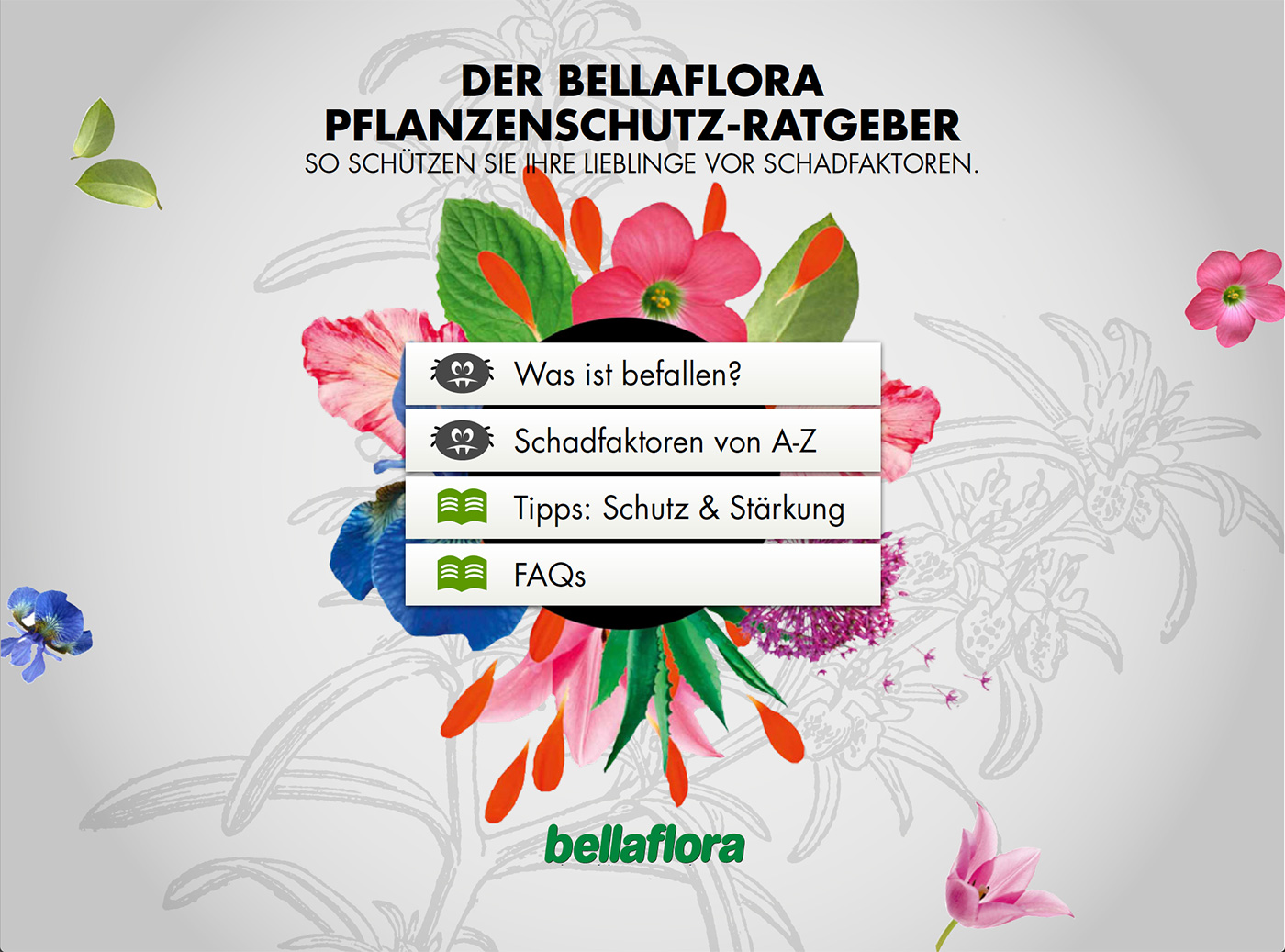 Bellaflora Pflanzenschutz-Ratgeber